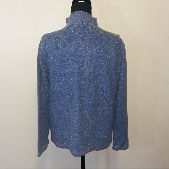 Victoria Jones Sleigh Riding Snowman Christmas Sweater Size Large Ugly Vintage - Picture 7 of 9